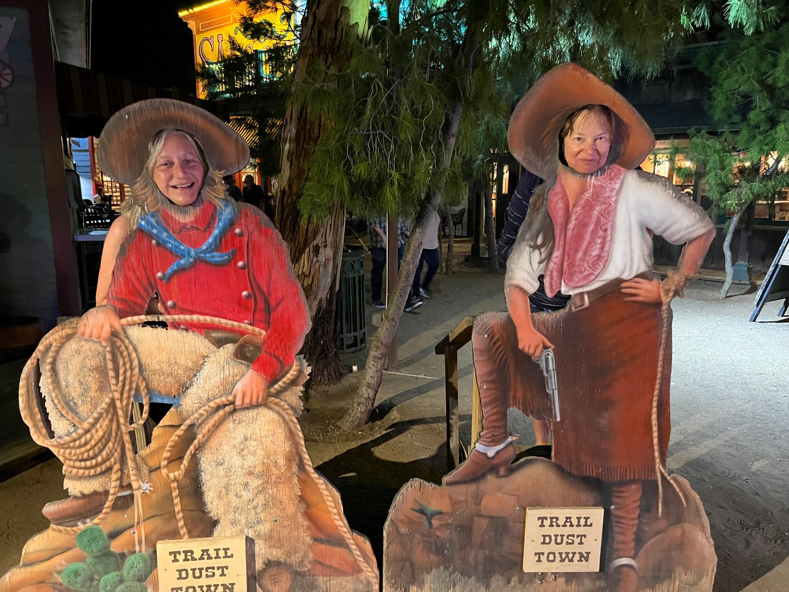 A wild wild west cut-out image